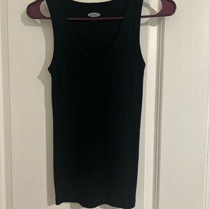 Black tank top